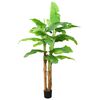 vidaXL kunstig bananpalme med potte 300 cm gr&oslash;n