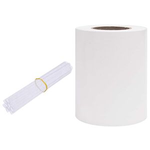 vidaXL privatlivsliste PVC 35x0,19 m hvid