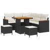 vidaXL Havesofa S&aelig;t 8 stk. 5-Antal s&aelig;der Sort Poly rattan