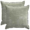 vidaXL Pudebetr&aelig;k 2 stk. HOUTEN Gr&oslash;n 70 x 70 cm Chenille Stof
