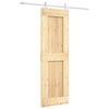 vidaXL Skyded&oslash;r 70 x 210 cm Massivt Fyrretr&aelig; (Ubehandlet)