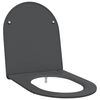 vidaXL Toilet s&aelig;de Antracit 47 x 36 x 3,4 cm Duroplast