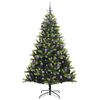 vidaXL Kunstig Hengende Juletr&aelig; 300 LEDs Gr&oslash;n 240 cm PVC og PE