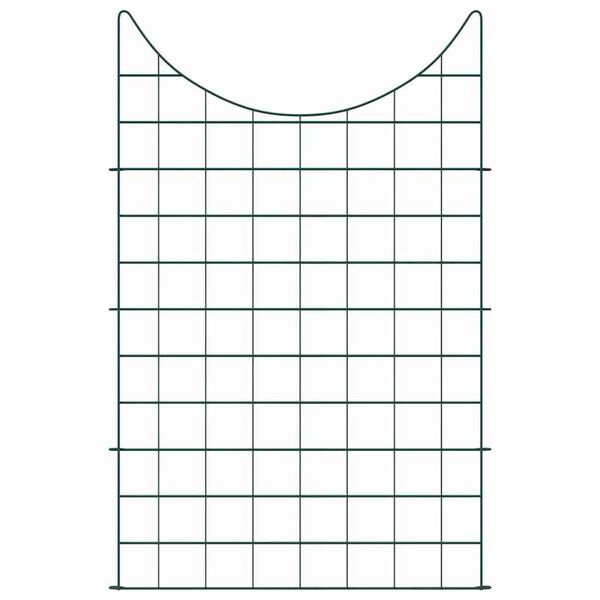 vidaXL Damhegns&aelig;t 8 pcs Gr&oslash;n 50 x 80 cm St&aring;l