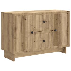 vidaXL Sideboard Artisan-eg 89 x 34,5 x 60 cm Konstrueret tr&aelig;