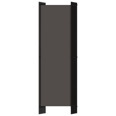 vidaXL 6-panels rumdeler 300 x 180 cm antracitgrå