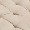 vidaXL hynde til pallesofa 120x40x7 cm bomuld beige