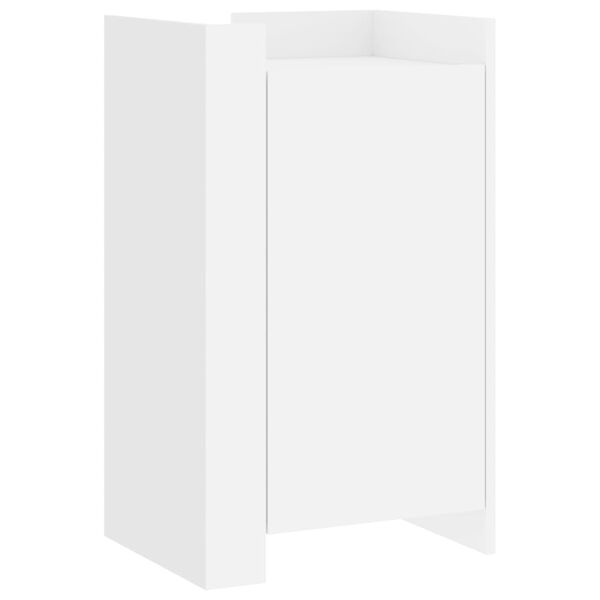 vidaXL sk&aelig;nk 45x35x75 cm konstrueret tr&aelig; hvid