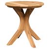 vidaXL Sidebord Brun 40 x 40 x 41 cm Massiv Teaktr&aelig;
