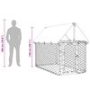 vidaXL udend&oslash;rs hundebur med tag 200x100x150 cm