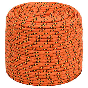 vidaXL Multifunktionelt universaltov 10 mm 50 m Orange PP