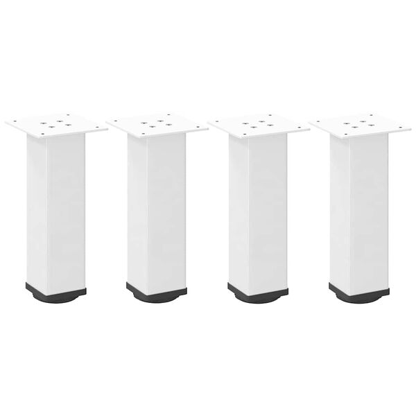 vidaXL sofabordsben 4 stk. hvid 42-44 cm st&aring;l