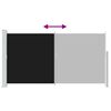 vidaXL sidemarkise til terrasse 160x300 cm sort