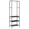 vidaXL T&oslash;jstativ Sort eg 60 x 30 x 171 cm Konstrueret tr&aelig;