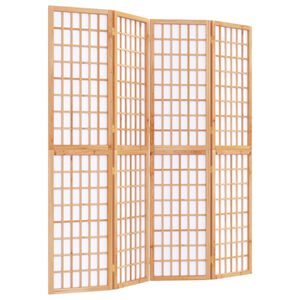 vidaXL 4-panels rumdeler 160x170 cm foldbar japansk stil