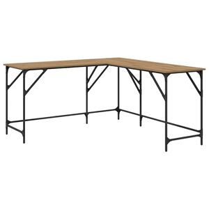 vidaXL Bord Artisan Egetr&aelig; Konstrueret tr&aelig; 149 x 149 x 75 cm