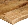 vidaXL bordplade 120x60x3,8 cm naturlig kant massivt ru mangotr&aelig;