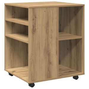 vidaXL rullebord 60x53x72 cm konstrueret tr&aelig; kunsteg