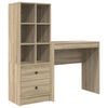 vidaXL Bord Sonoma eg 125,5 x 40 x 127 cm 2 stk.