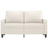 vidaXL 2-personers sofa 120 cm kunstl&aelig;der cremefarvet