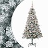 vidaXL Kunstig juletr&aelig; med kugler 120 cm 150 LED'er Varm hvid