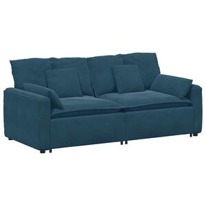 vidaXL modulsofa med hynder bl&aring;