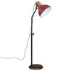 vidaXL gulvlampe 25 W 30x30x100-150 cm E27 rustik r&oslash;d