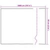 vidaXL Vinduesfilm Transparent 60 x 2000 cm PVC