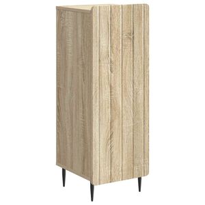 vidaXL Sideboard Sonoma-eg 34,5 x 33 x 92 cm Konstrueret tr&aelig;