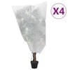 vidaXL plantebeskyttelse med snore 4 stk. 70 g/m&sup2; 0,8x1,2 m