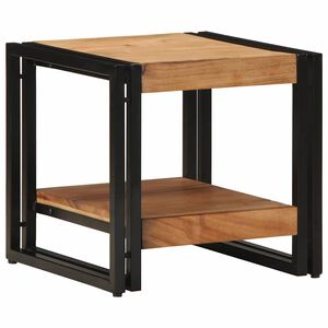 vidaXL Sofabord Brun 40 x 40 x 38 cm Massivt Akacietr&aelig;