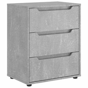 vidaXL sk&aelig;nk VISNES 60x40x73 cm konstrueret tr&aelig; betongr&aring;