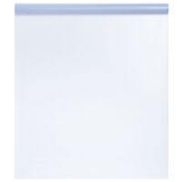vidaXL vinduesfolie 45x1000 cm statisk PVC matteret transparent grå