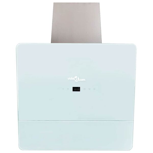 vidaXL emh&aelig;tte h&aelig;rdet glas hvid 600 mm