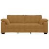 vidaXL 3-personers sofa 220x77x82 cm fl&oslash;jl brun