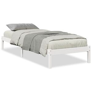 vidaXL ekstra lang sengeramme uden madras 100x220 cm massivt fyrretr&aelig;