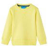 Sweatshirt til b&oslash;rn str. 92 lysegul