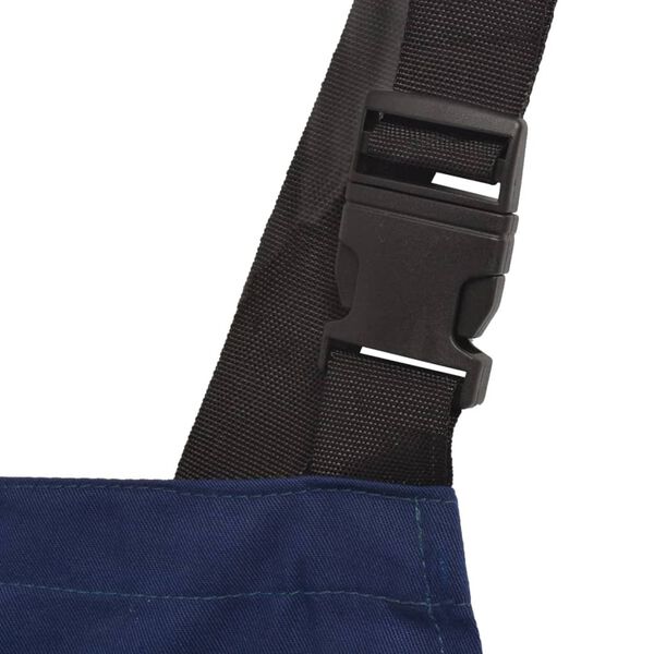 vidaXL Bib overalls til mænd str. M blå