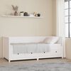 vidaXL daybed uden madras 90x200 cm massivt fyrretræ hvid
