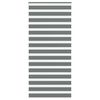 vidaXL zebragardin m&oslash;rkegr&aring; 95x200 cm stofbredde 90,9 cm polyester