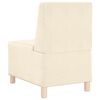 vidaXL | Modulsofa enhed uden arme | Creme 55 x 74 x 82 cm Corduroy stof