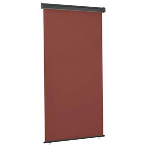 vidaXL sidemarkise til altan 125x250 cm brun