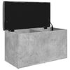 vidaXL opbevaringsb&aelig;nk 82x42x45 cm konstrueret tr&aelig; betongr&aring;