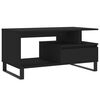vidaXL sofabord 90x49x45 cm konstrueret tr&aelig; sort