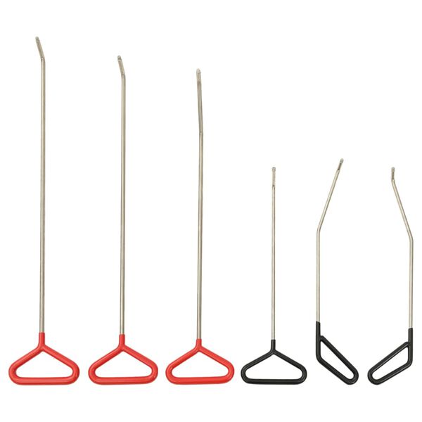 vidaXL reparationst&aelig;nger 6 dele med spidser rustfrit st&aring;l