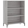 vidaXL skab 69,5x32,5x90 cm konstrueret tr&aelig; gr&aring; sonoma-eg
