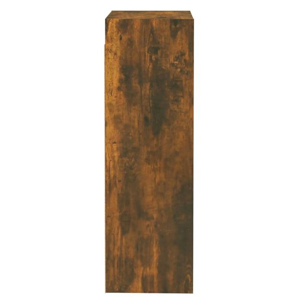 vidaXL tv-skab 30,5x30x90 cm konstrueret tr&aelig; r&oslash;get egetr&aelig;sfarve