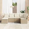 vidaXL Sofa Sæt 8 pcs Beige polyrattan