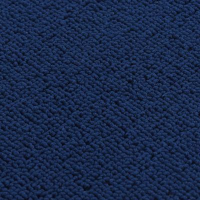 vidaXL skridsikre trappemåtter 15 stk. 60x25 cm rektangulær marineblå