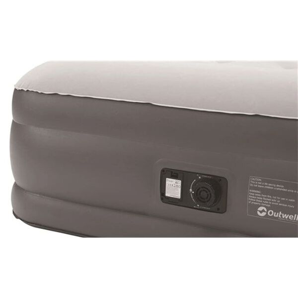 Outwell luftmadras 1 person Flock Superior med indbygget pumpe